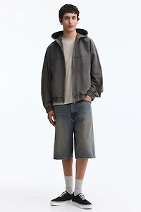 Short ample en denim