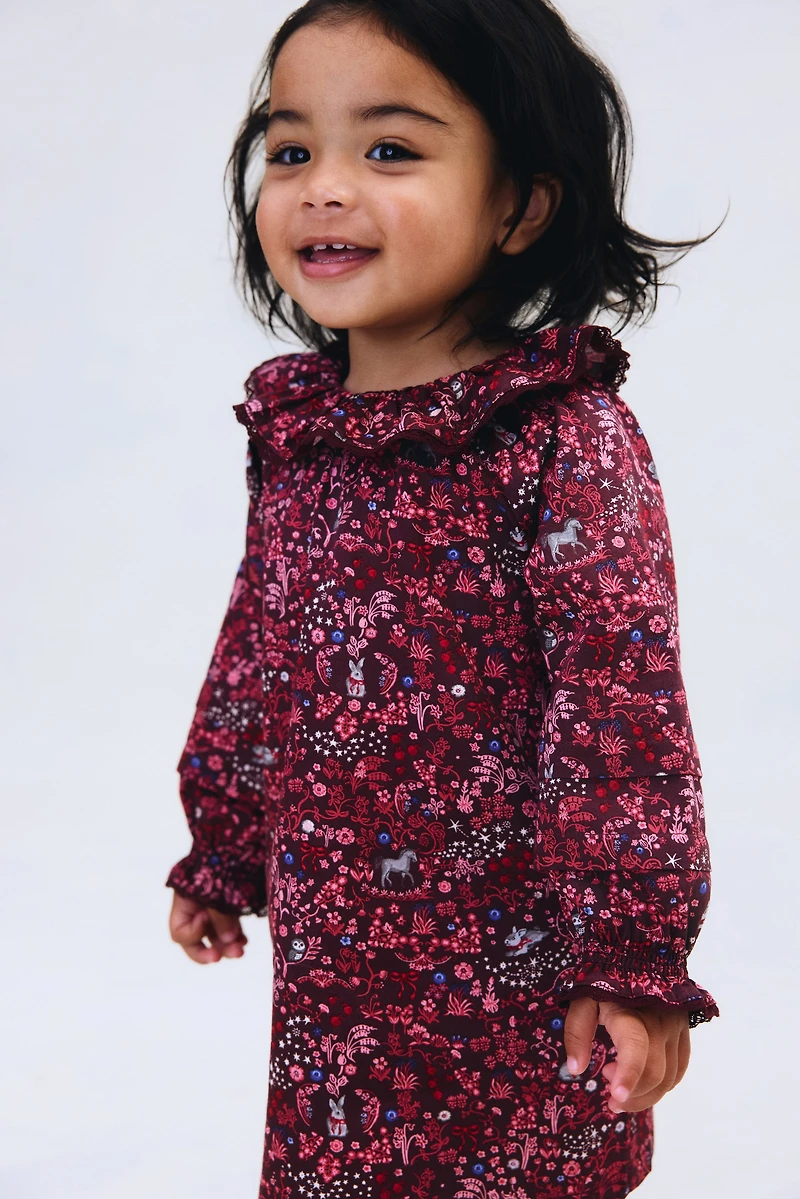 2-Piece Floral-Print Cotton Set