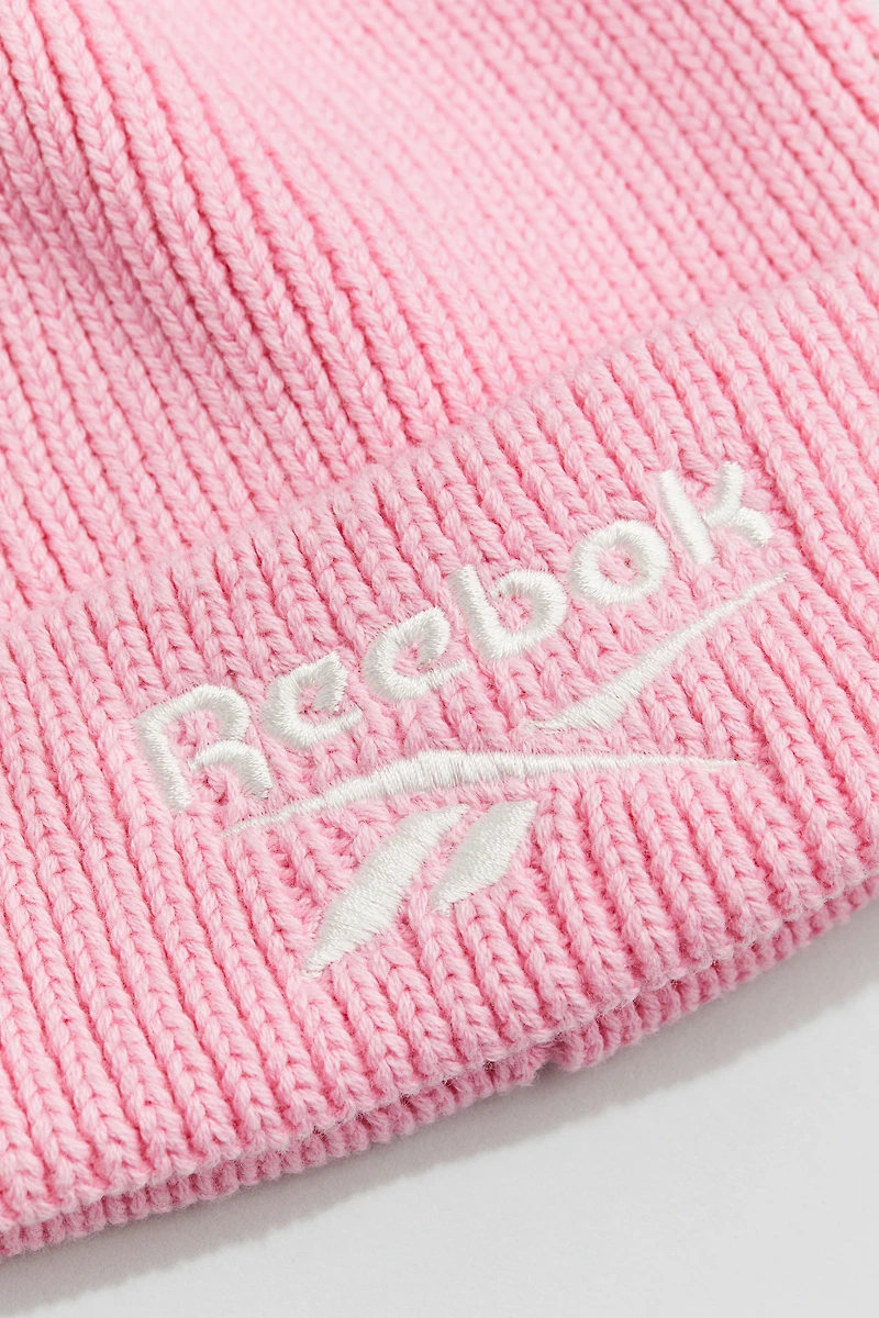 Embroidered-Detail Beanie