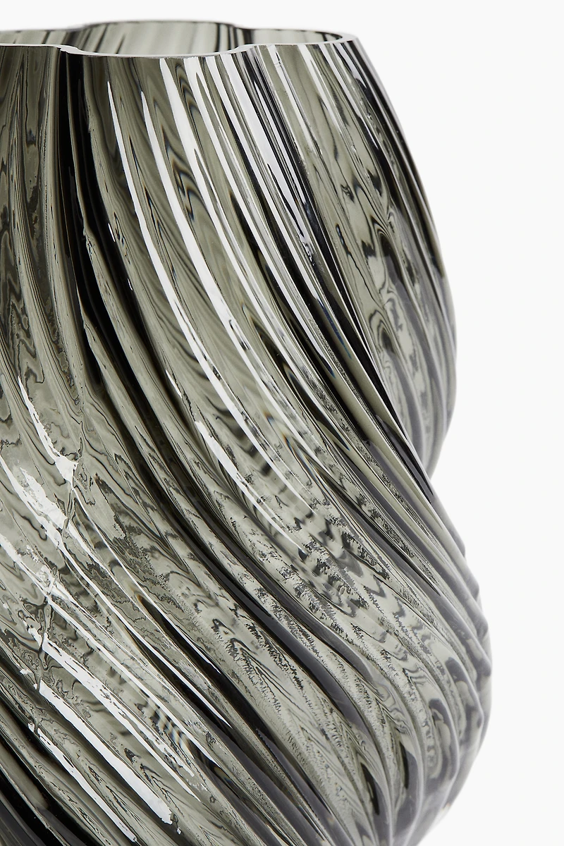 Tall Swirly Vase