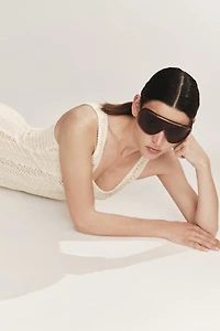 Crochet-Look Midi Dress