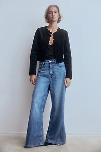 Scalloped Velvet Jacket