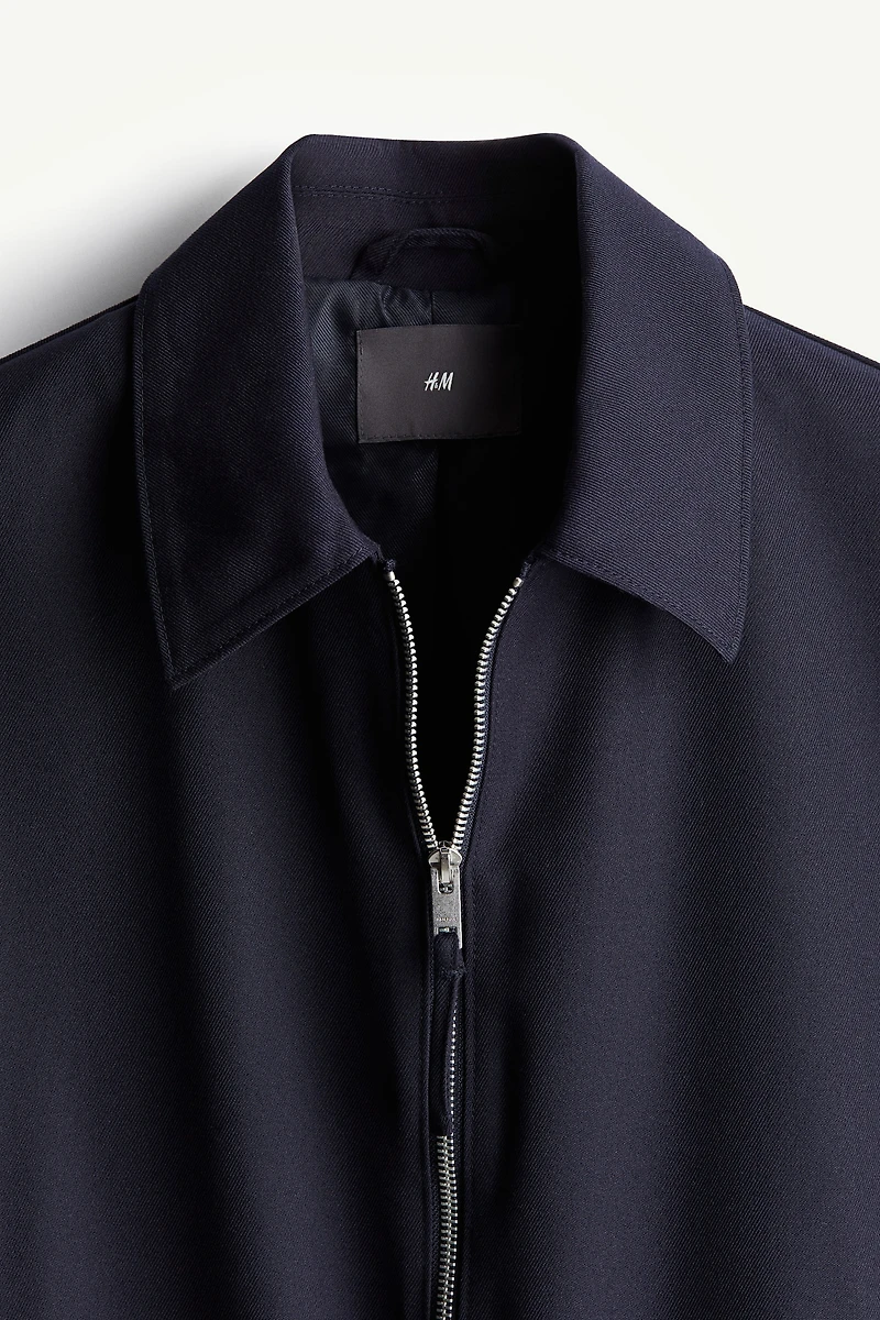 Regular Fit Short Twill Jacket