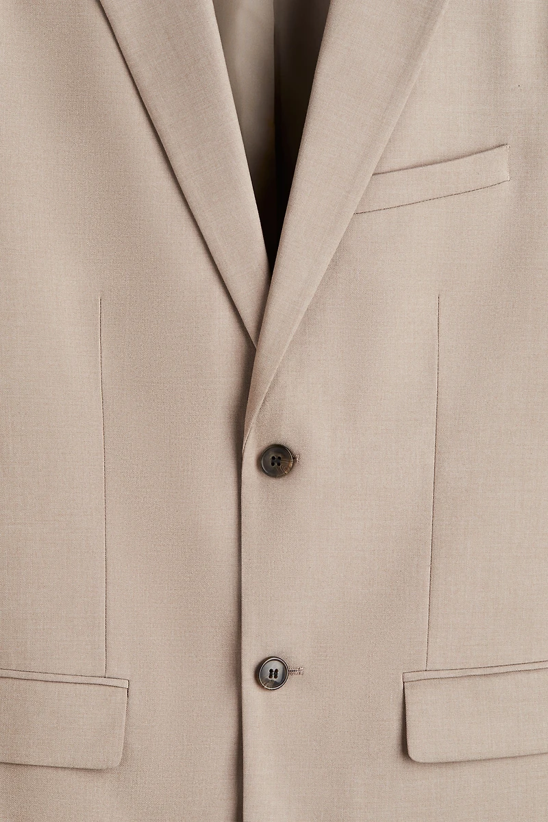 Regular-Fit Single-Breasted Jacket