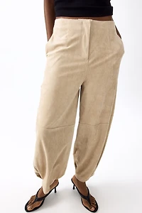 Pantalon à jambes tonneau