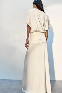 Draped Maxi Dress