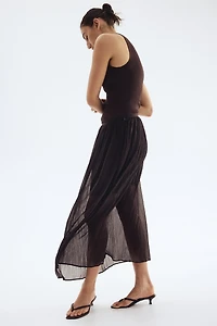 Crinkled Skirt