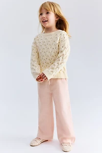 Linen-Blend Pants