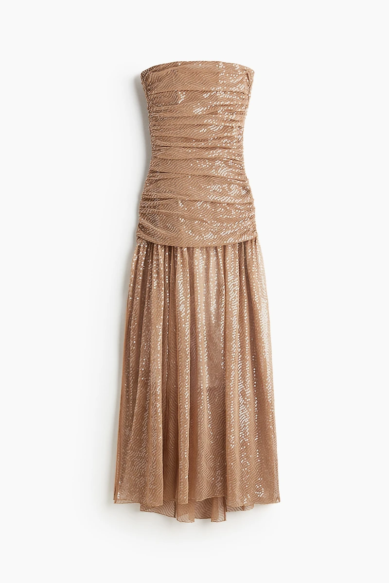 Sequined Evening Gown