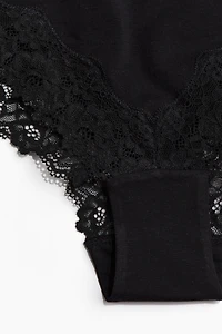Lot de 3 culottes Hipster avec dentelle
