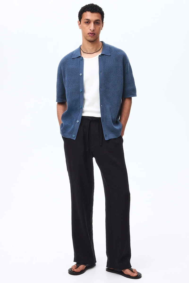 Chemise classique en tricot