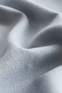 Housse de coussin en lin mélangé