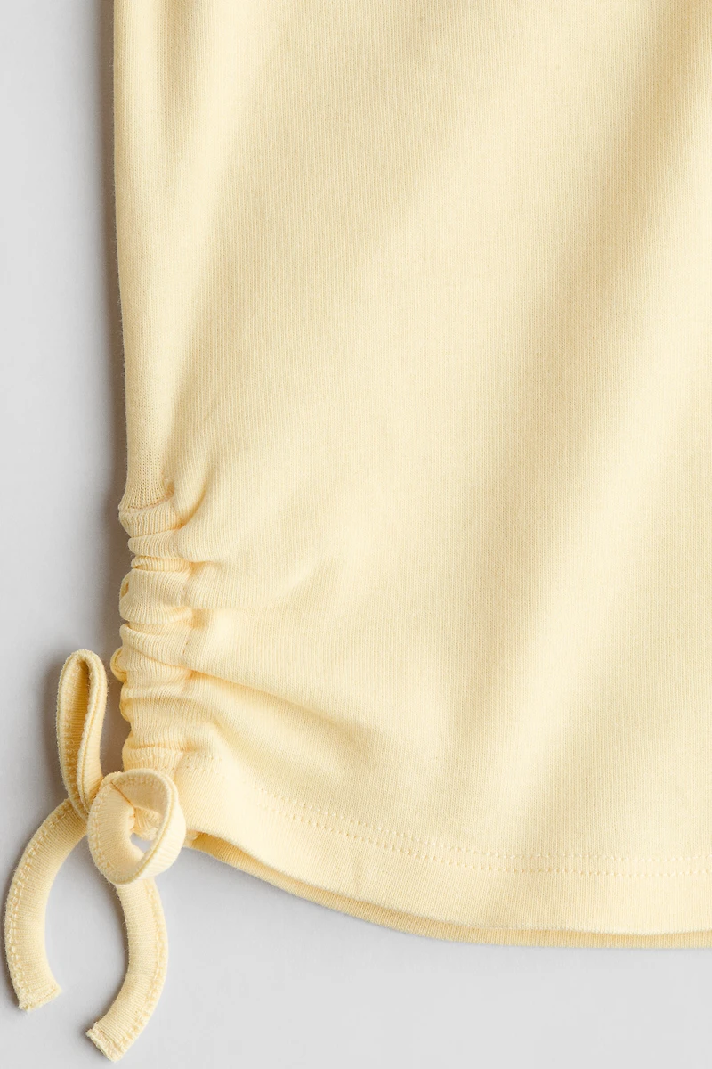 Drawstring-Detail Cotton Top