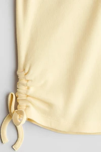 Drawstring-Detail Cotton Top