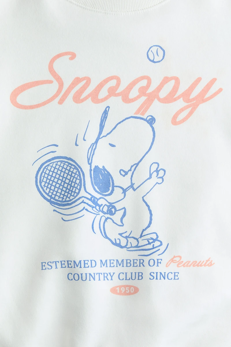 Chandail ample à motif imprimé