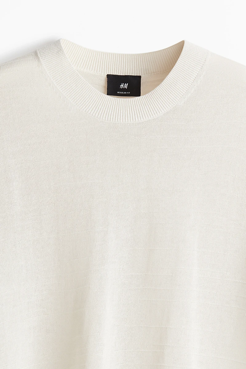 Regular Fit Fine-Knit T-Shirt