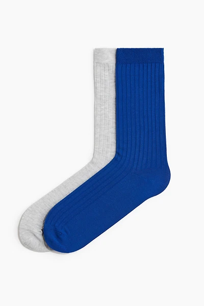 Lot de 2 paires chaussettes en viscose mélangée