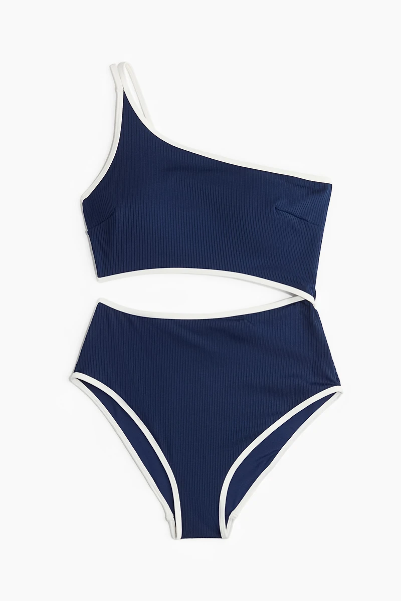 Padded-Cup Cutout Swimsuit