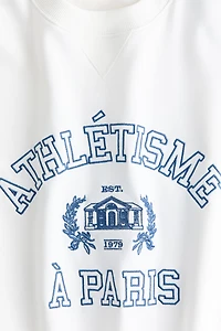 Sweatshirt with Motif