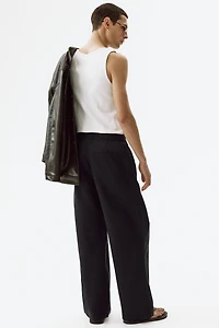 Loose-Fit Linen Pants