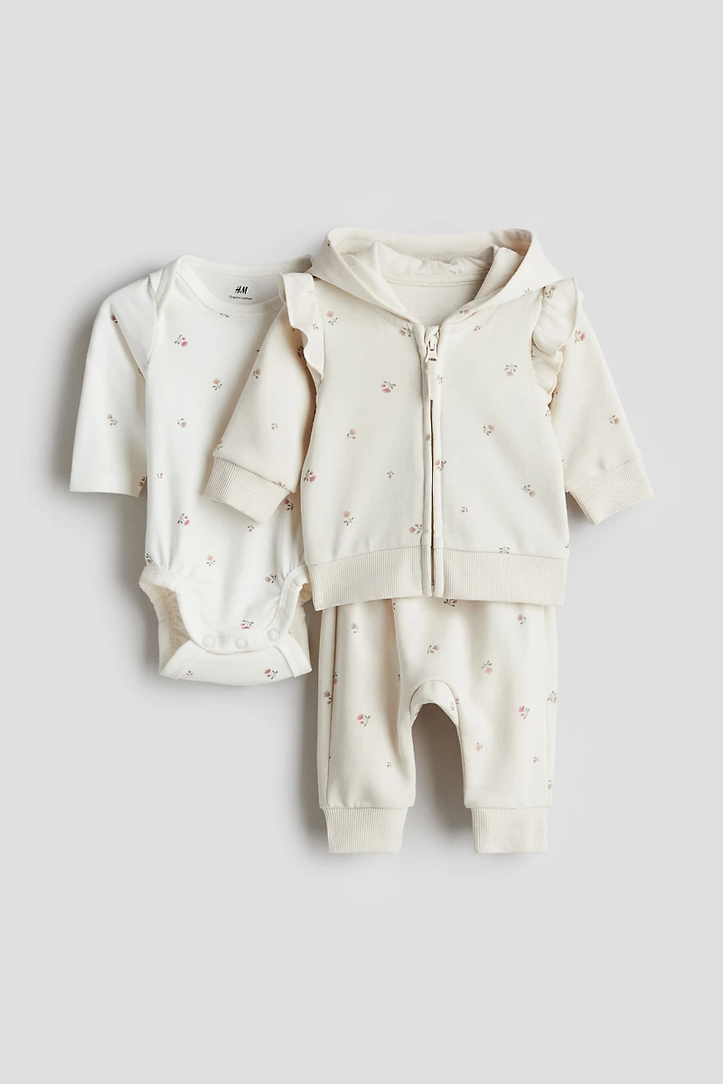 Ensemble 3 pièces en coton