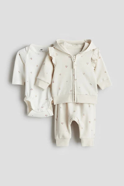 Ensemble 3 pièces en coton