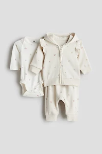 Ensemble 3 pièces en coton