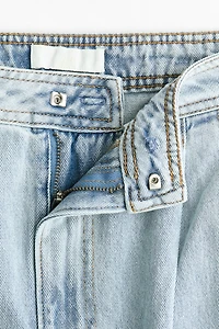 High-Waist Barrel Ankle Jeans