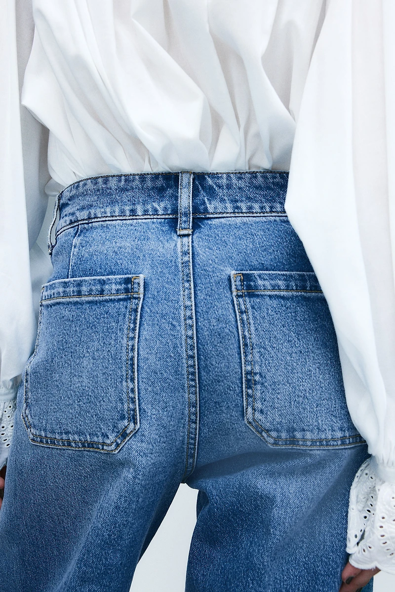 Wide High Jeans