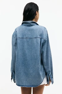 Oversized Denim Shirt