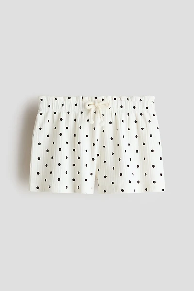 Pointelle Jersey Shorts
