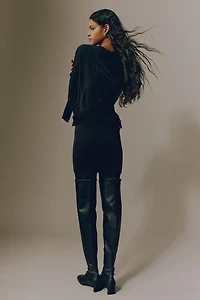 Cape-Detail Mini Dress