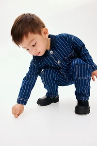 Surchemise rayée en coton