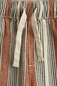 Linen-Blend Shorts