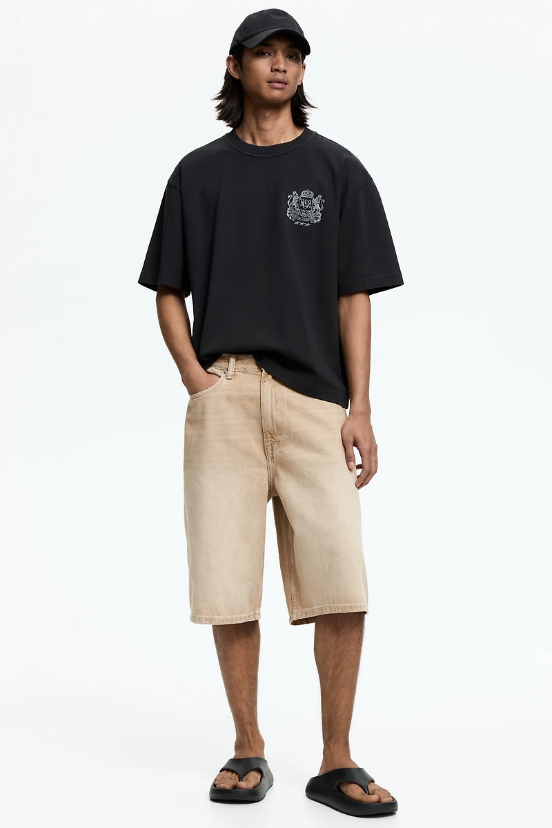 Baggy Denim Shorts