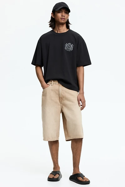Baggy Denim Shorts