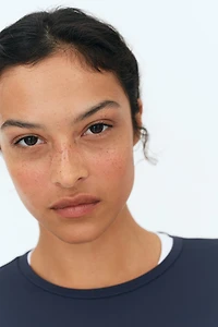 Long-sleeved Microfiber Top