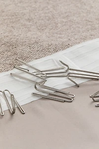 Lot de 2 rideaux occultants en bouclette