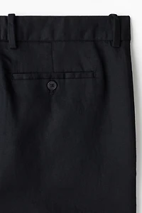 Relaxed-Fit Linen-Blend Pants