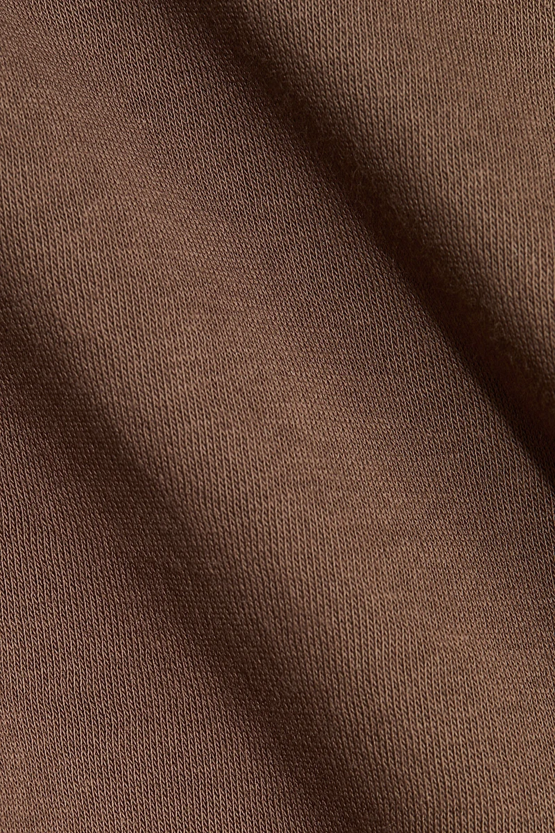 Tapered-Waist Sweatshirt