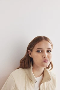 Veste grande taille matelassée