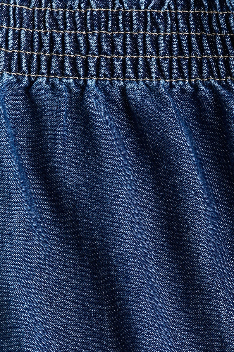 Pantalon large en denim