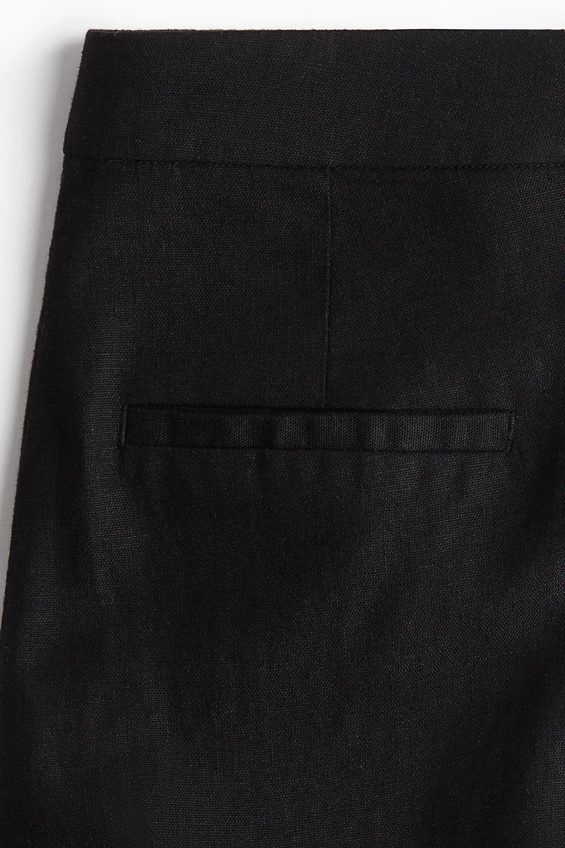 Dressy Linen-Blend Pants