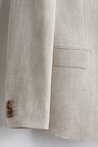 Regular-Fit Linen-Blend Jacket