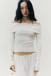 Wide-Leg Drawstring Pants