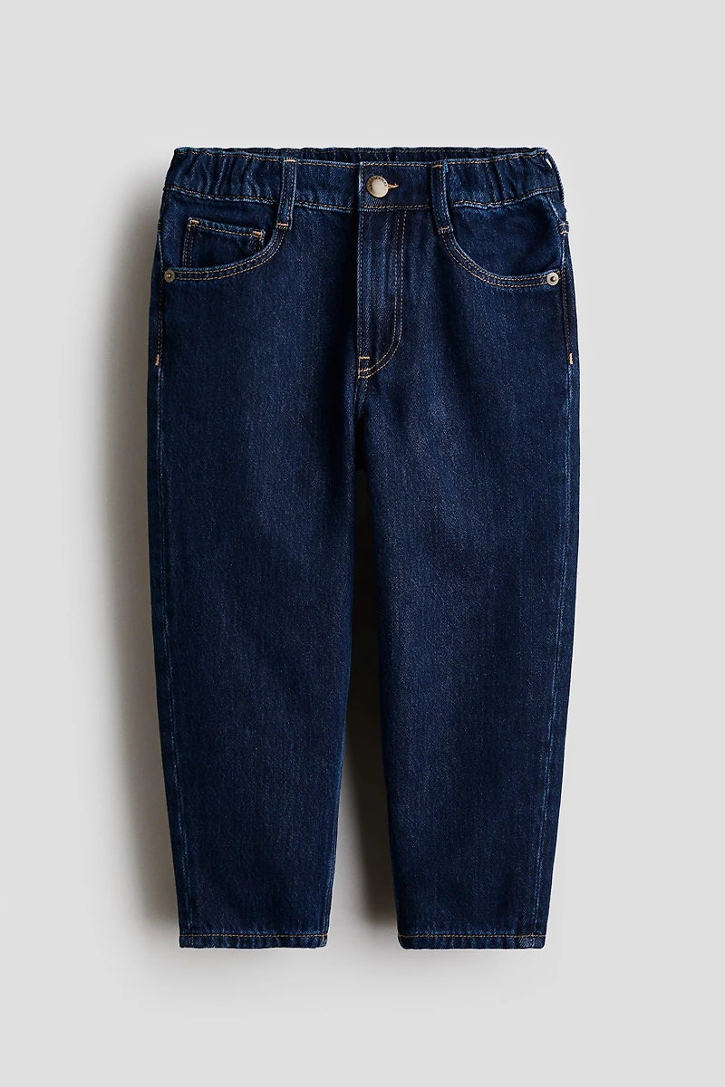 Tapered Cotton-blend Jeans