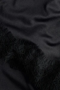 Lace-Trimmed Interlock Pants