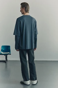 Layered Pima Cotton Shirt