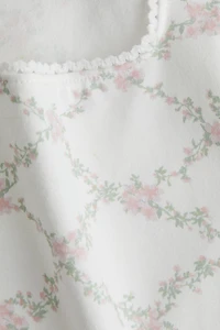 Camisole à bords picots