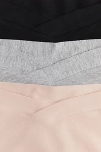 MAMA 3-pack Cotton Shortie Briefs